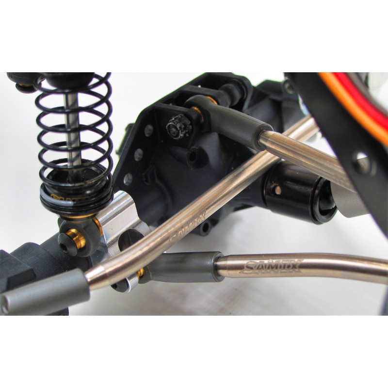 SAMSEND-5025SS Details about  / Samix Element Enduro Titanium Standard Steering Link Kit 2