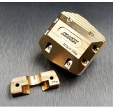 (SCX6-4075G) SCX-6 Adjustable brass diff. cover
