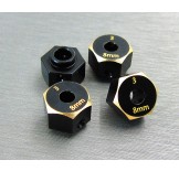 (SCX3-4063-8) SCX10-3 / Capra brass hex adapter (8mm)