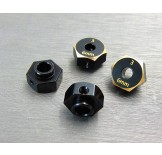 (SCX3-4063-6) SCX10-3 / Capra brass hex adapter (6mm)