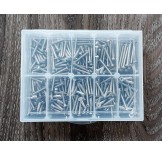 (SS-2004) 300pcs Long Version Stainless Steel M3 screw set (with box) 30pcs for each size