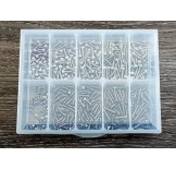 (SS-2006) 350pcs Stainless Steel M2.5 screw set (with box) 35pcs for each size
