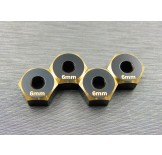 (SCX2-4063-6) SCX10-2 brass hex adapter (6mm)