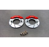 (SCX2-6412) SCX10-2 scale brake rotor & caliper set (for samix brass knuckle only) 