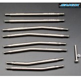 (SCX-5025HLS) SCX10 Titanium high clearance (8pcs) link kit  (313mm long wheel base not include steering link)