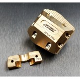 (SCX6-4075G) SCX-6 Adjustable brass diff. cover