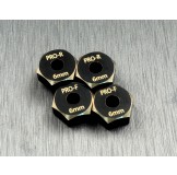 (SCX10P-4063-6) SCX10-PRO brass hex adapter (6mm)