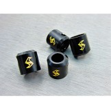 (SCX3-4043L) SCX10-3 / Capra Brass drivershaft caps (4pcs)