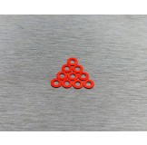 (W-001RD) 3X0.5 washers Red color (multiple rc car suitable)